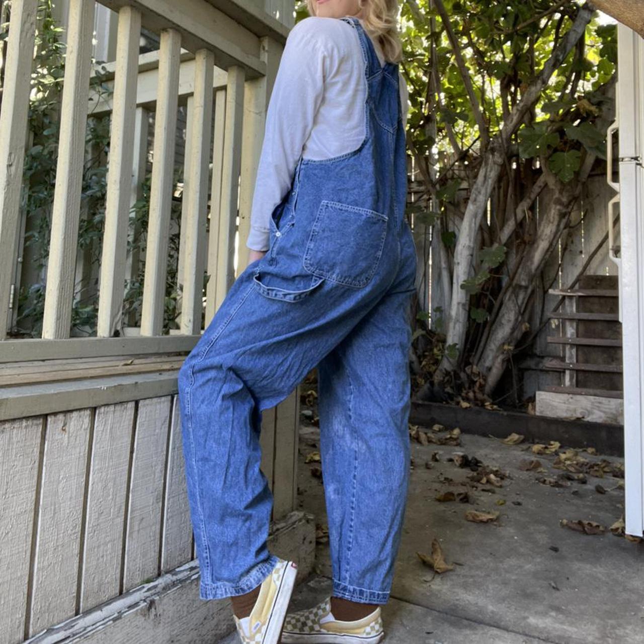 American Vintage Women's Blue Dungarees-overalls