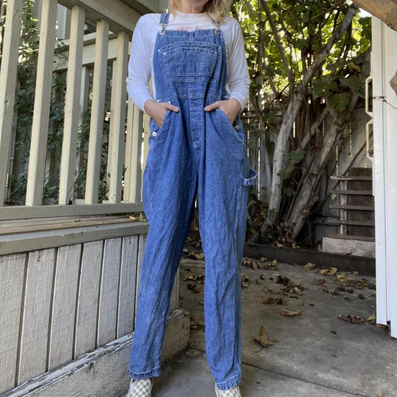 American Vintage Women's Blue Dungarees-overalls (3)