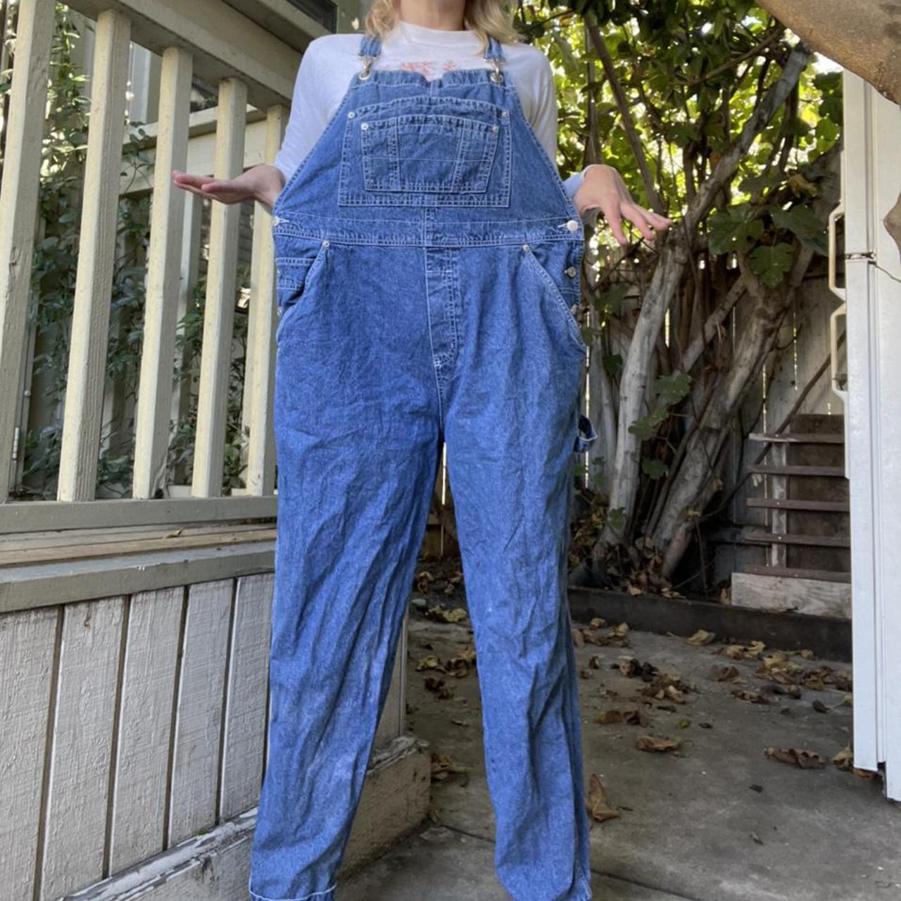 American Vintage Women's Blue Dungarees-overalls (4)
