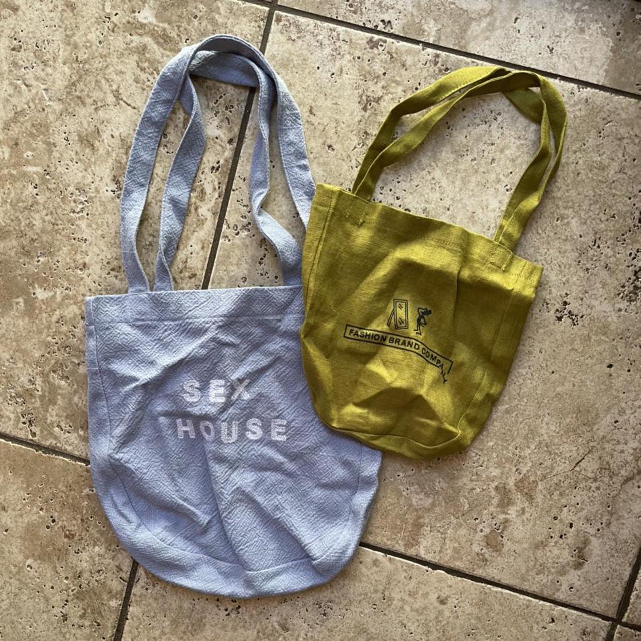 Women's Blue and Green Bag