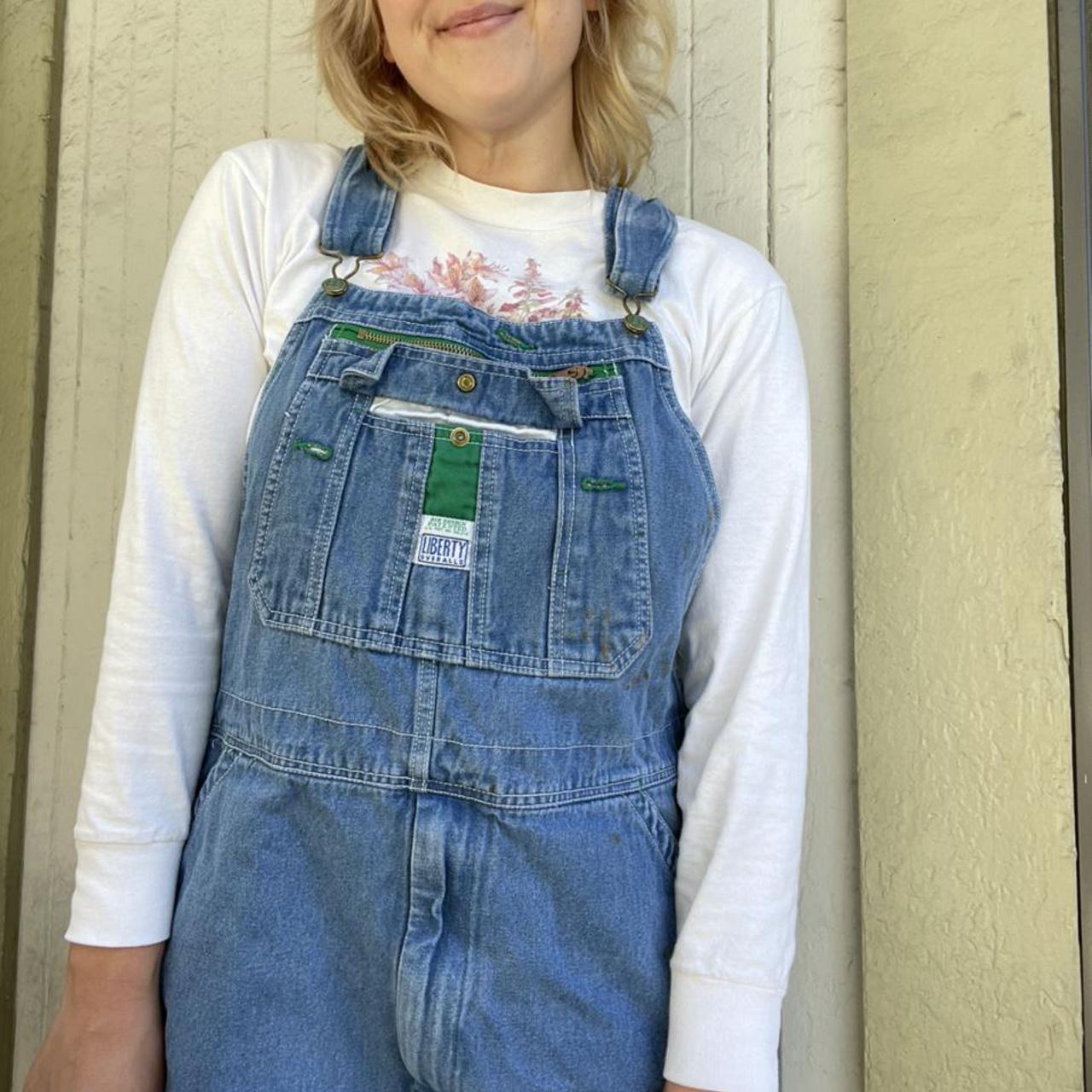Product Image 2 - flawed vintage Liberty carpenter overalls