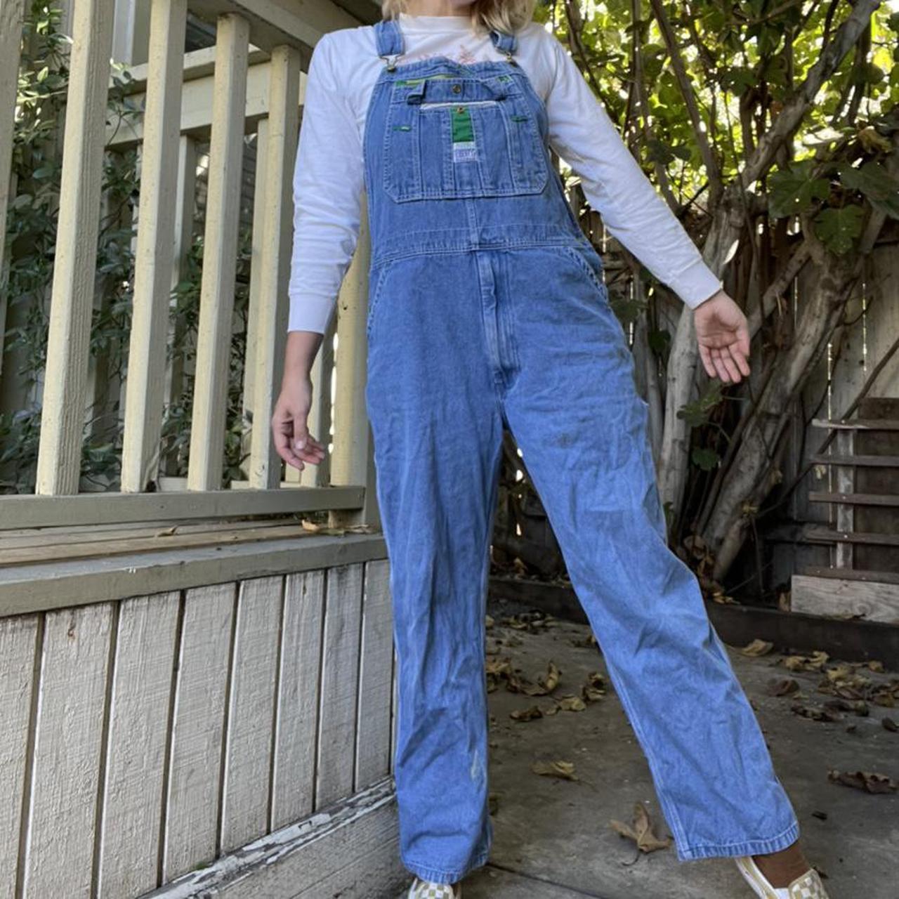 American Vintage Women's Blue Dungarees-overalls (3)