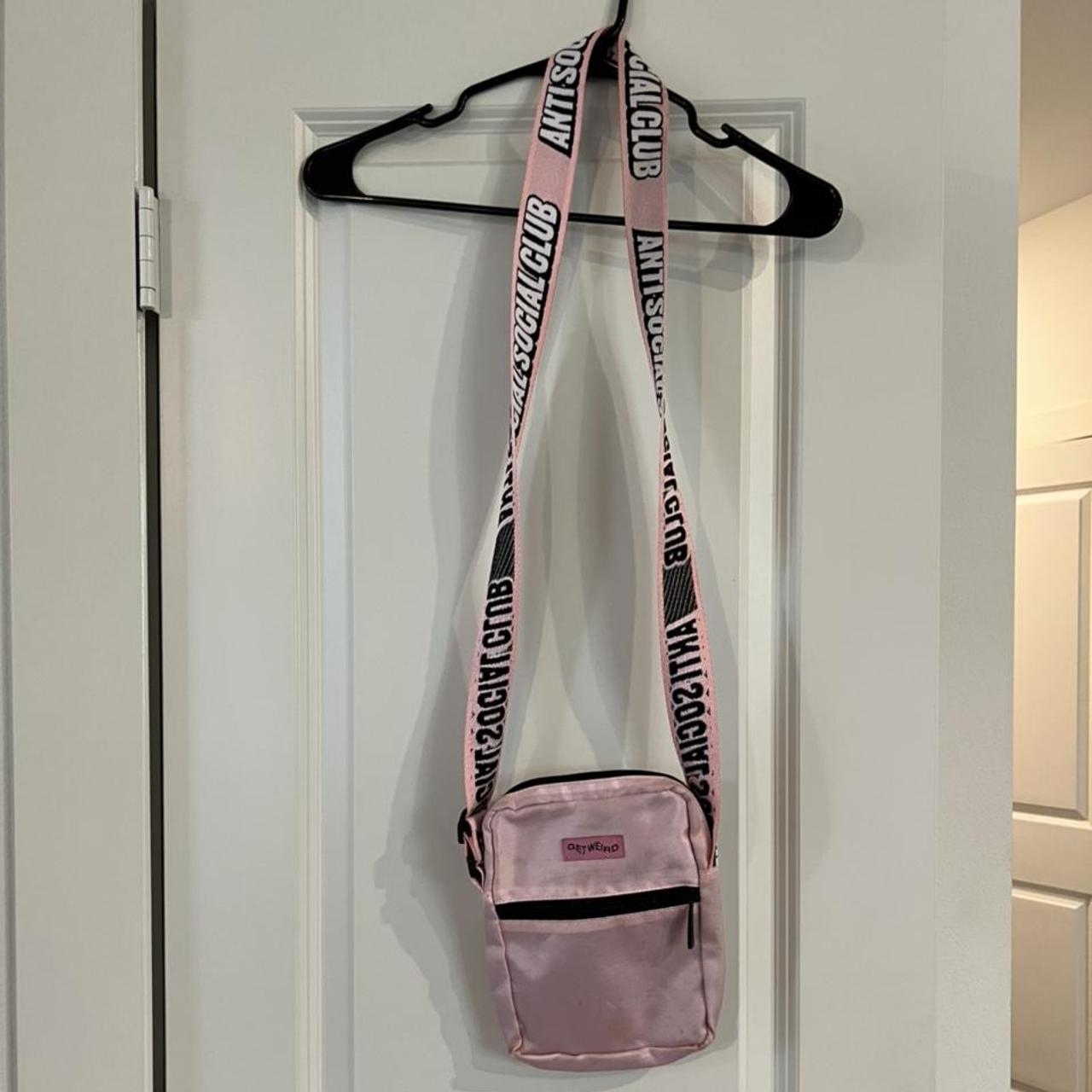 Anti Social Social Club side bag! Pink 