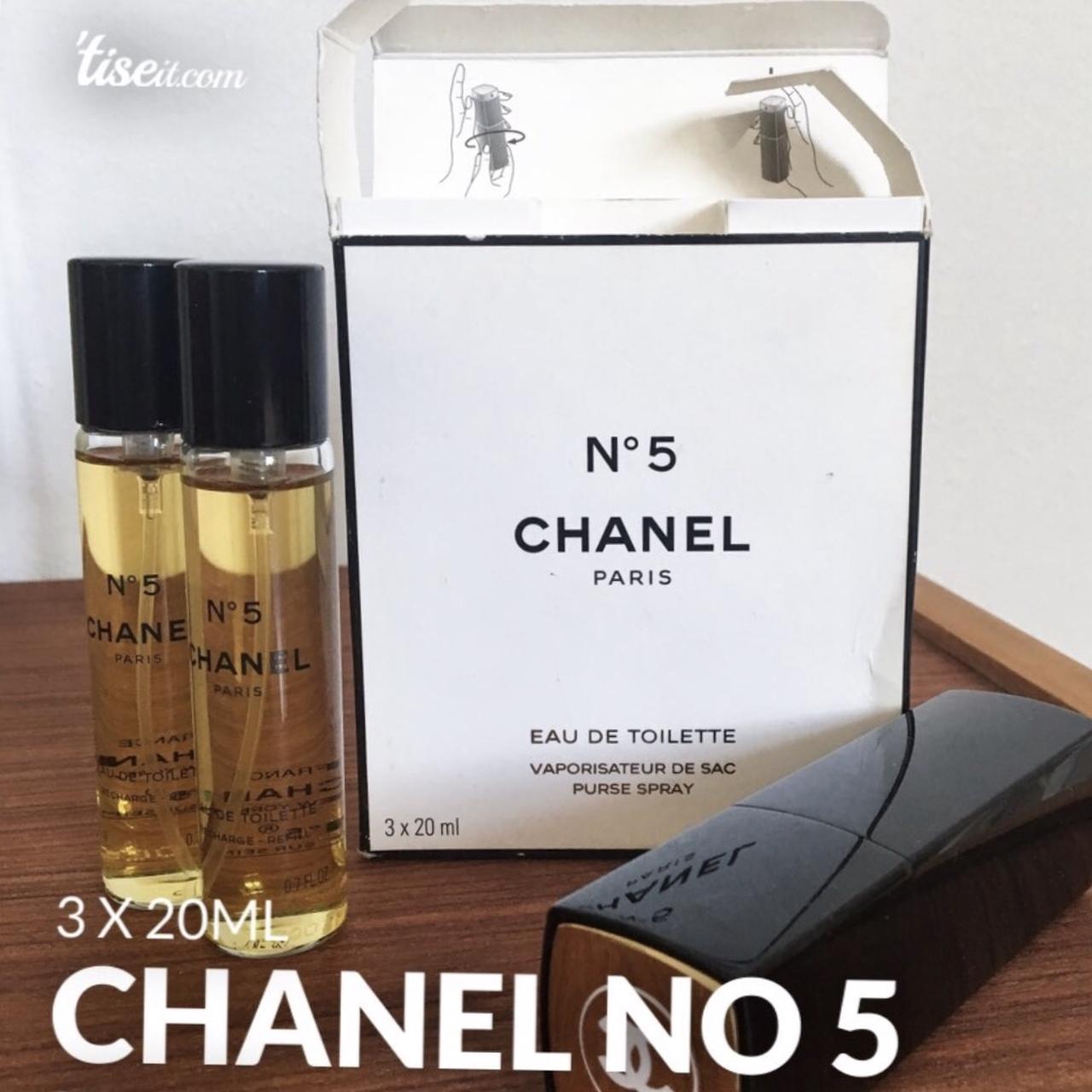 Chanel no 5 perfume plus 2 refills. There are 3 x - Depop
