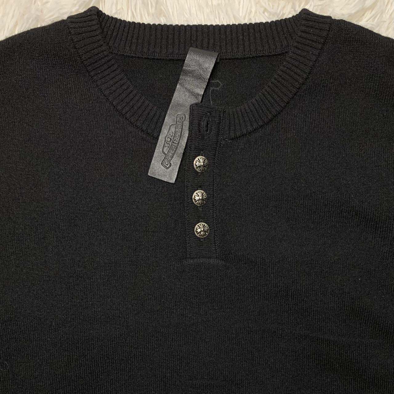 Chrome Hearts Cashmere Sweater Open to... - Depop