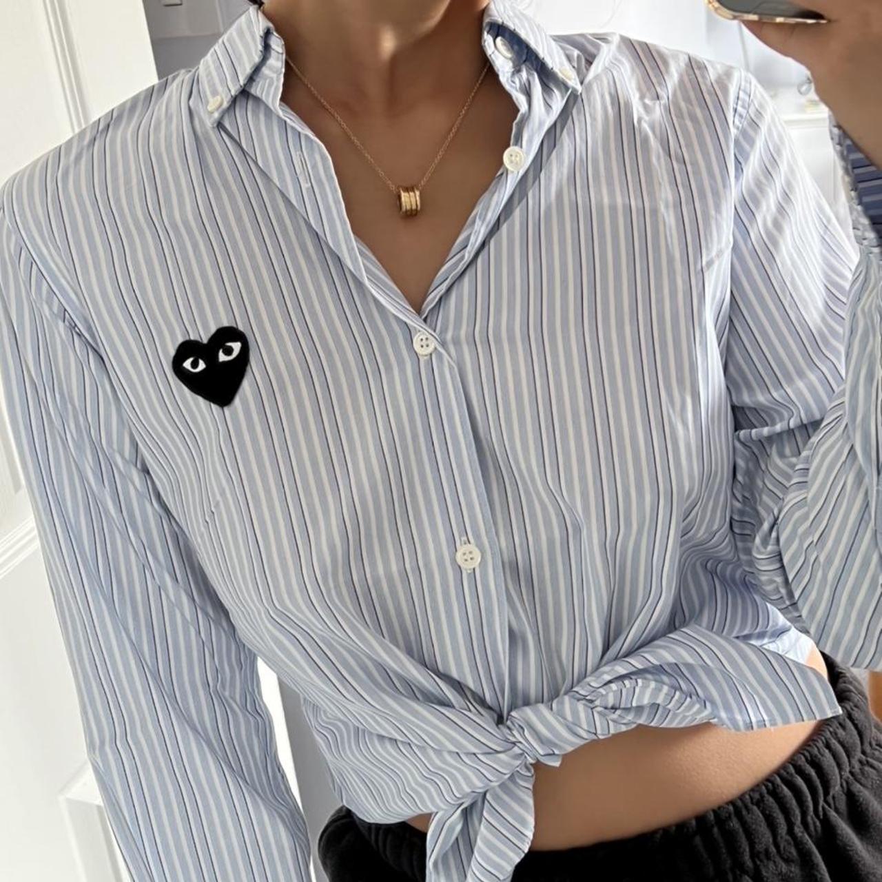 Comme des garcons play hotsell button down shirt women's