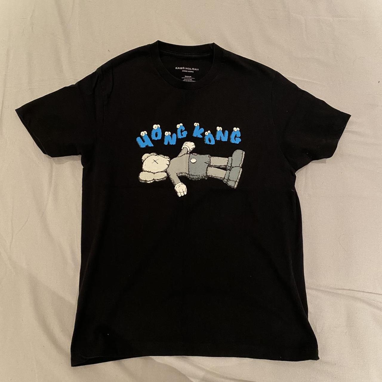 KAWS Hong Kong limited edition T-shirt. Size listed... - Depop