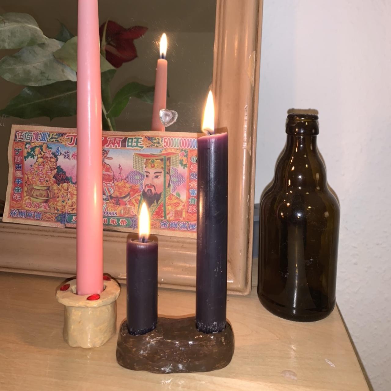 Handmade ceramics candle holder ❤️❤️❤️ made for