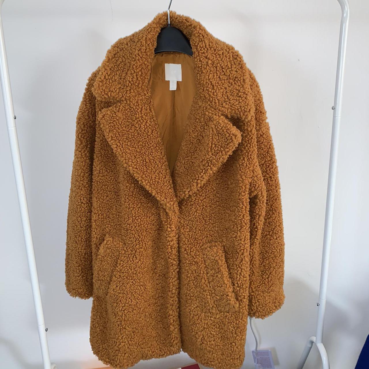 H&m mustard outlet coat