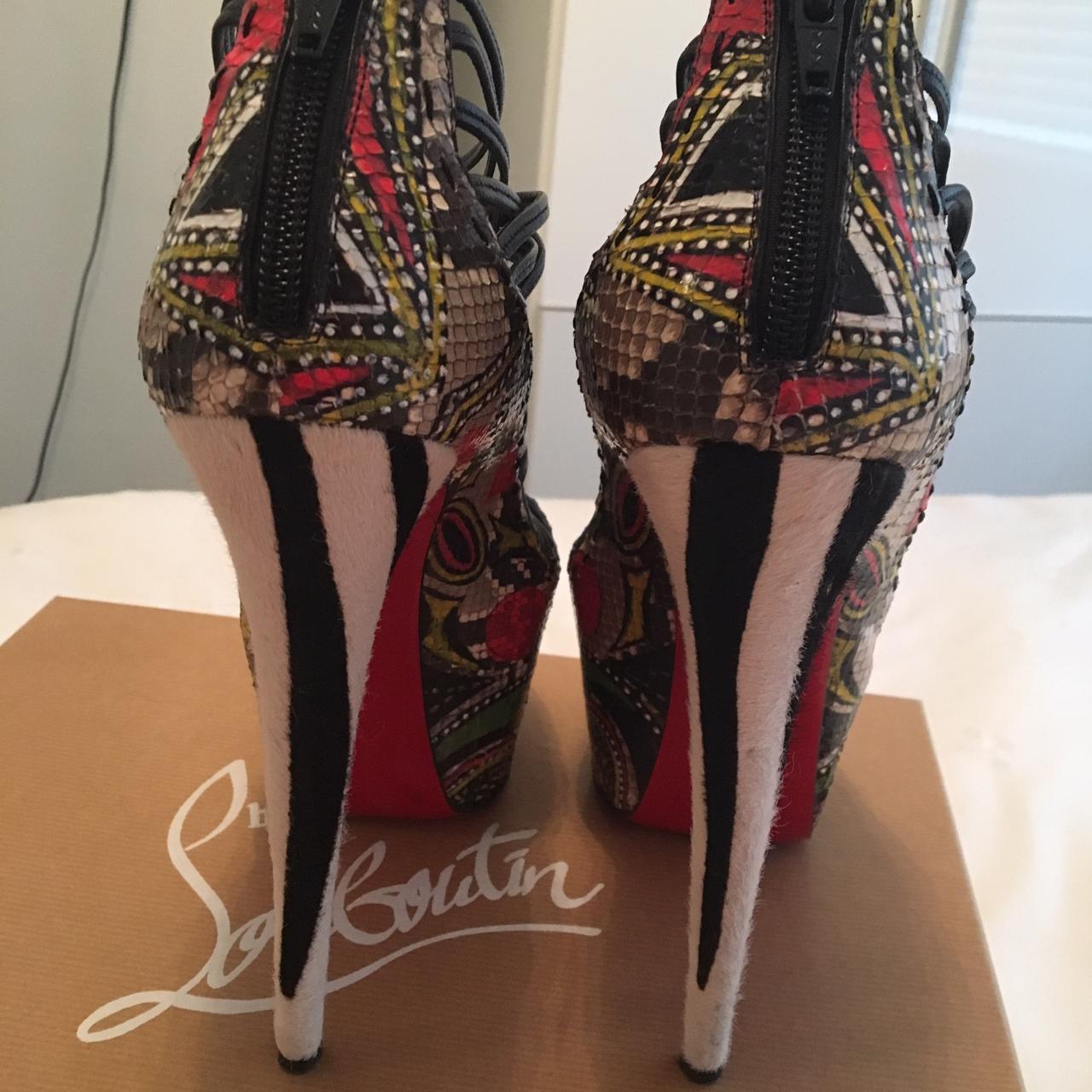 Red bottom Louboutin heels! Size 39 only worn once ❤️ - Depop