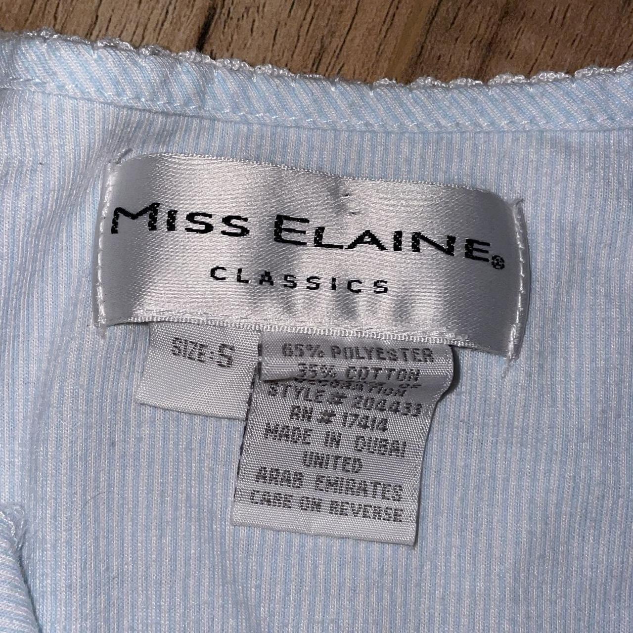 Miss Elaine Women's Blue and Pink Robe (4)