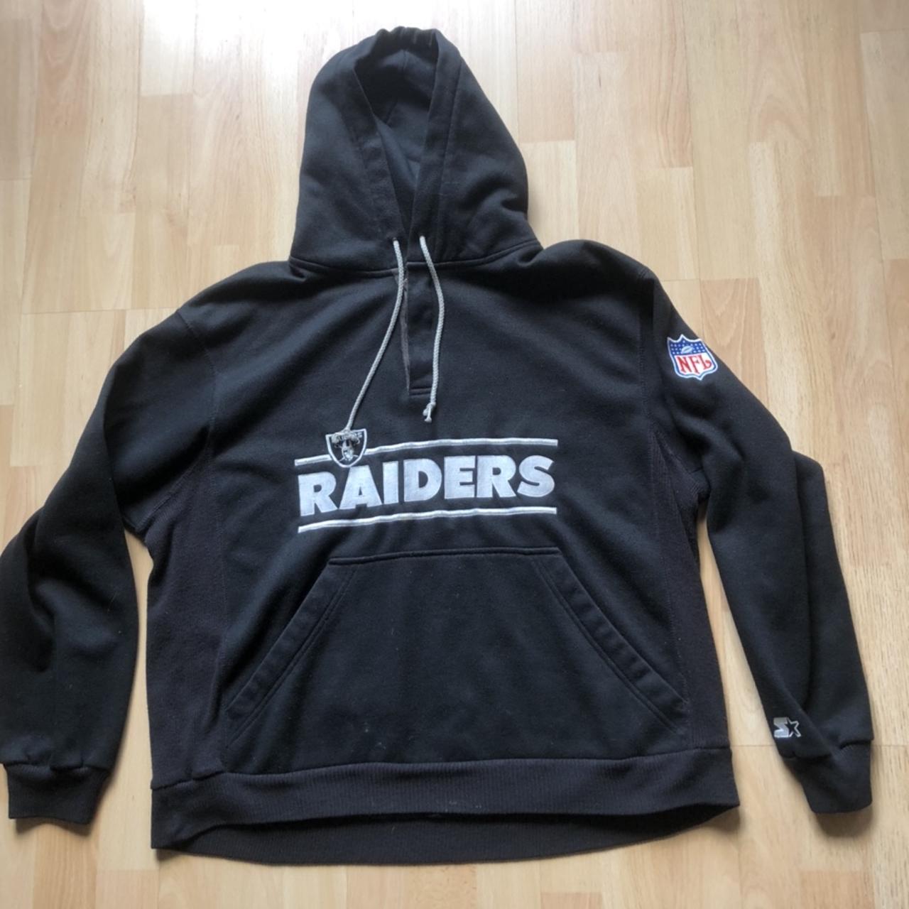 Raiders Black Hoodie Eagles Jackets For Men Starter Starter Half