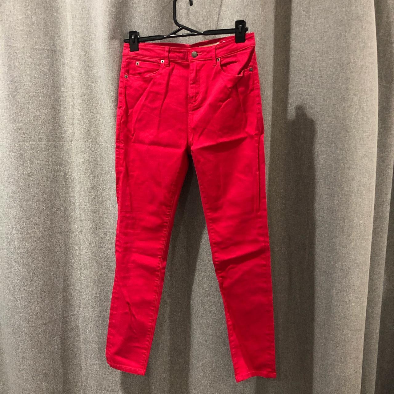 Sass and bide jeans Size 31 Straight leg jeans Red... - Depop