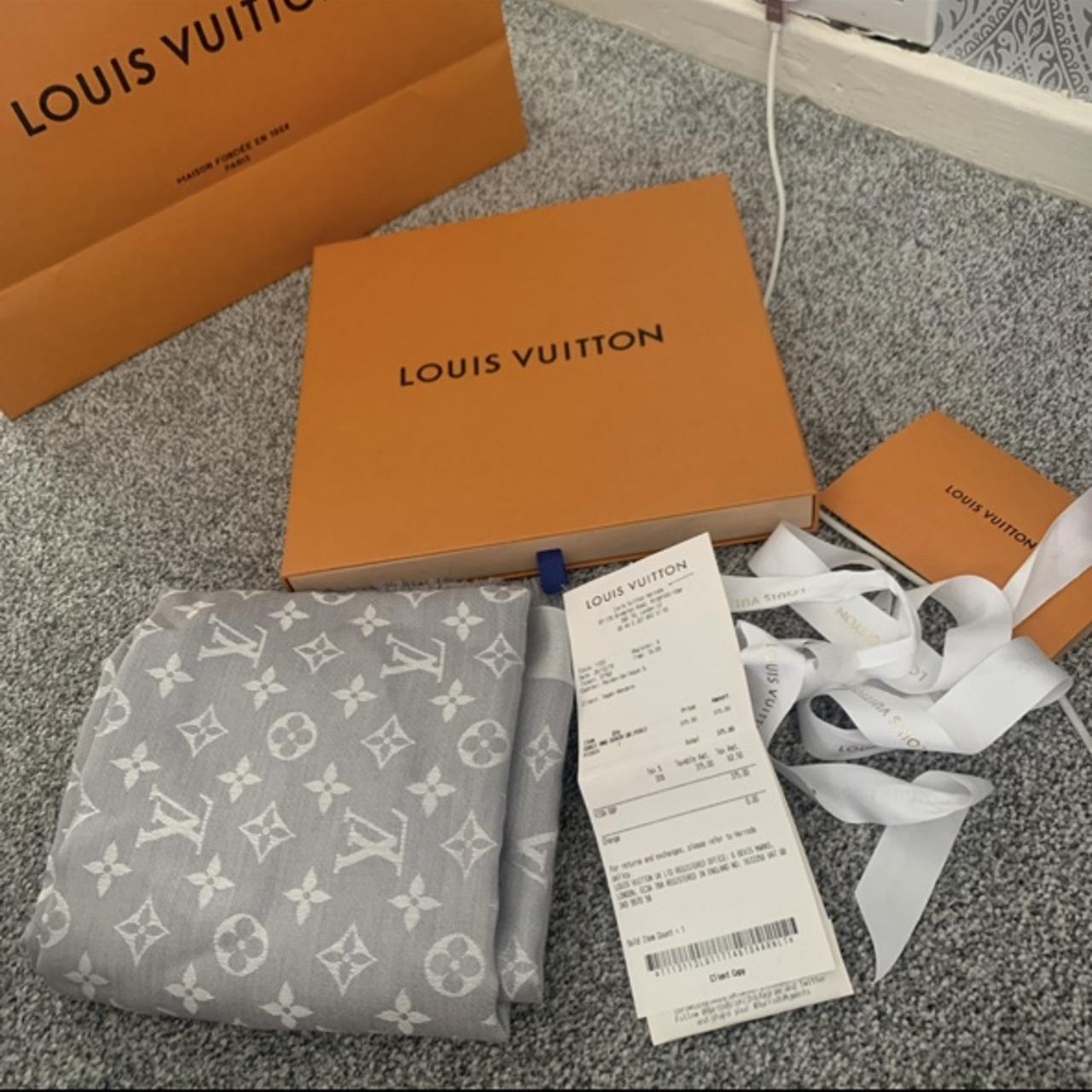 RESERVED @millarosex Genuine Louis Vuitton scarf - Depop