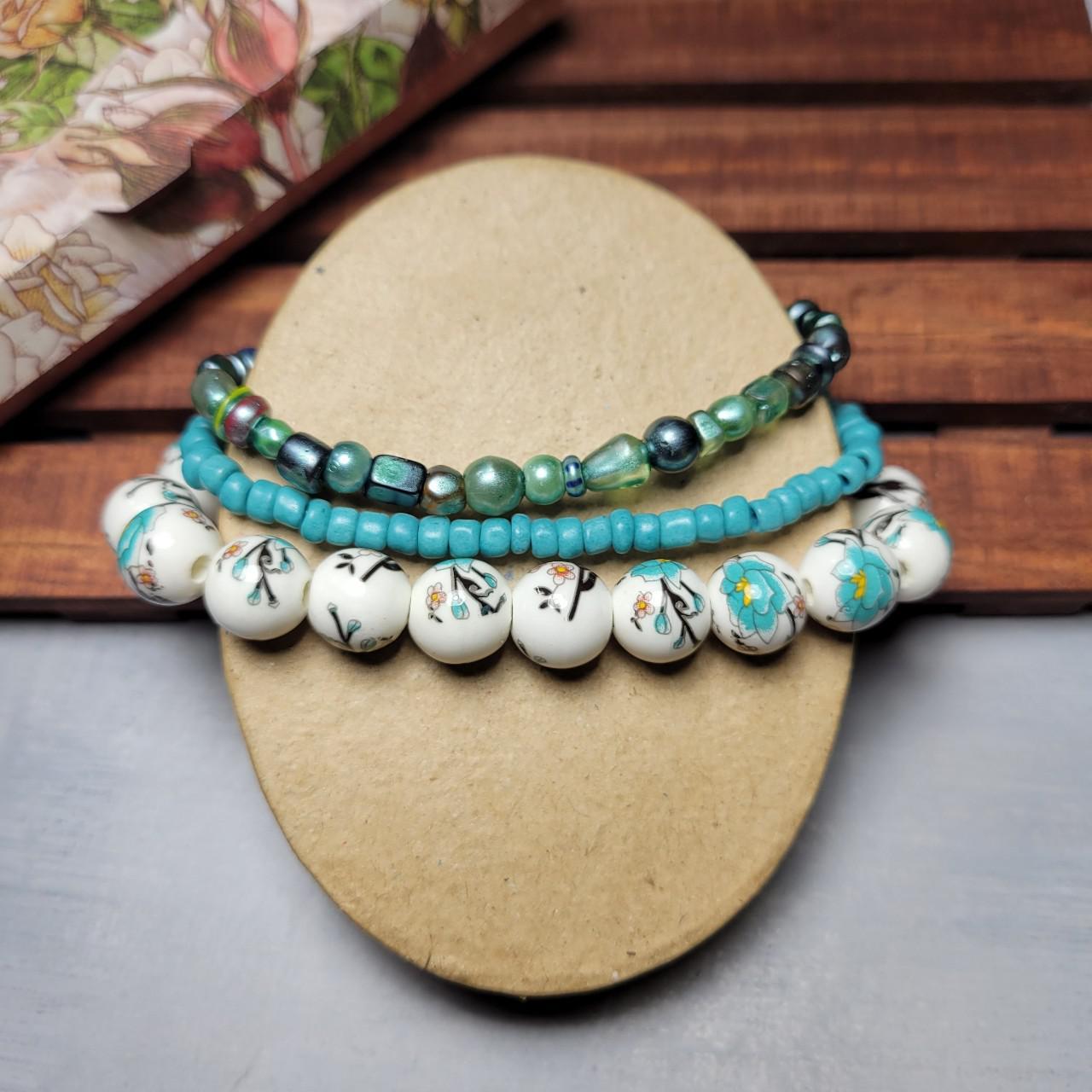 Product Image 1 - Precious Stone Handmade Bracelets
Set of