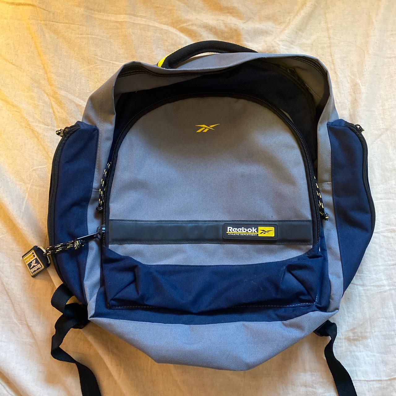 reebok backpack yellow