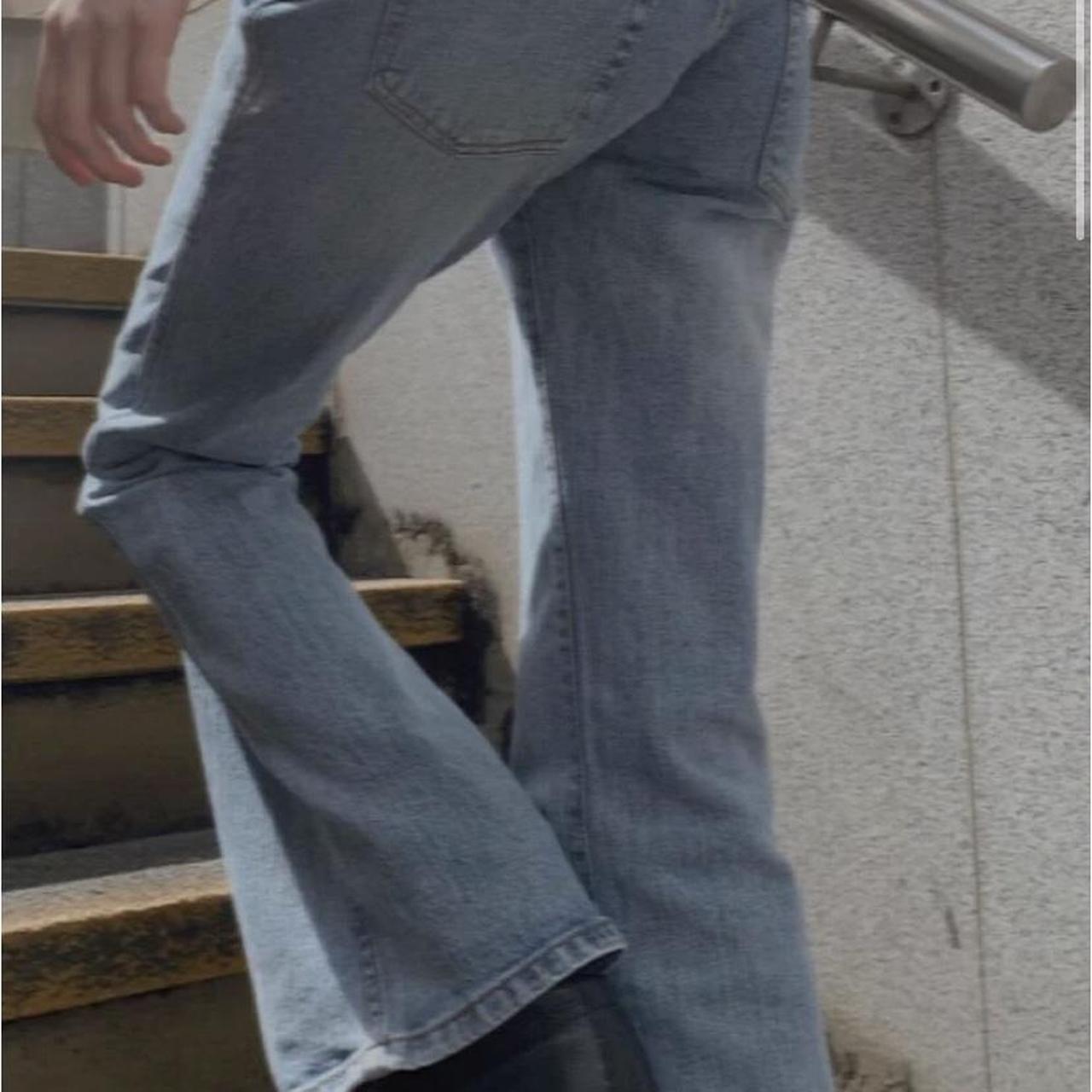 brandy melville flare jeans. worn once. they’re long... Depop