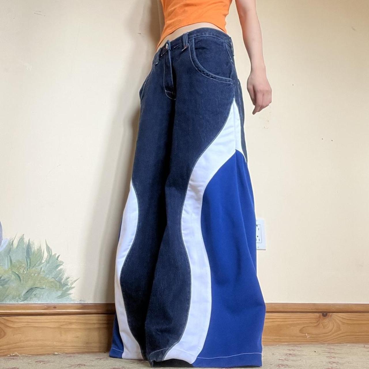 The “Hypnotic” Ultra Wide Legged Jeans 💙 by JNCO | Depop