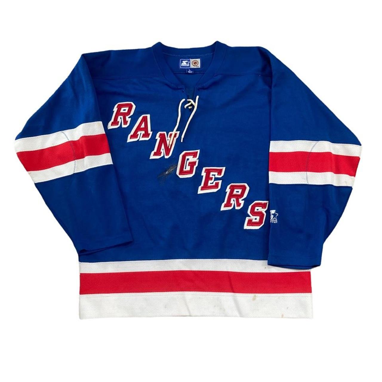 Vintage Wayne Gretzky 99 New York Rangers Starter... - Depop