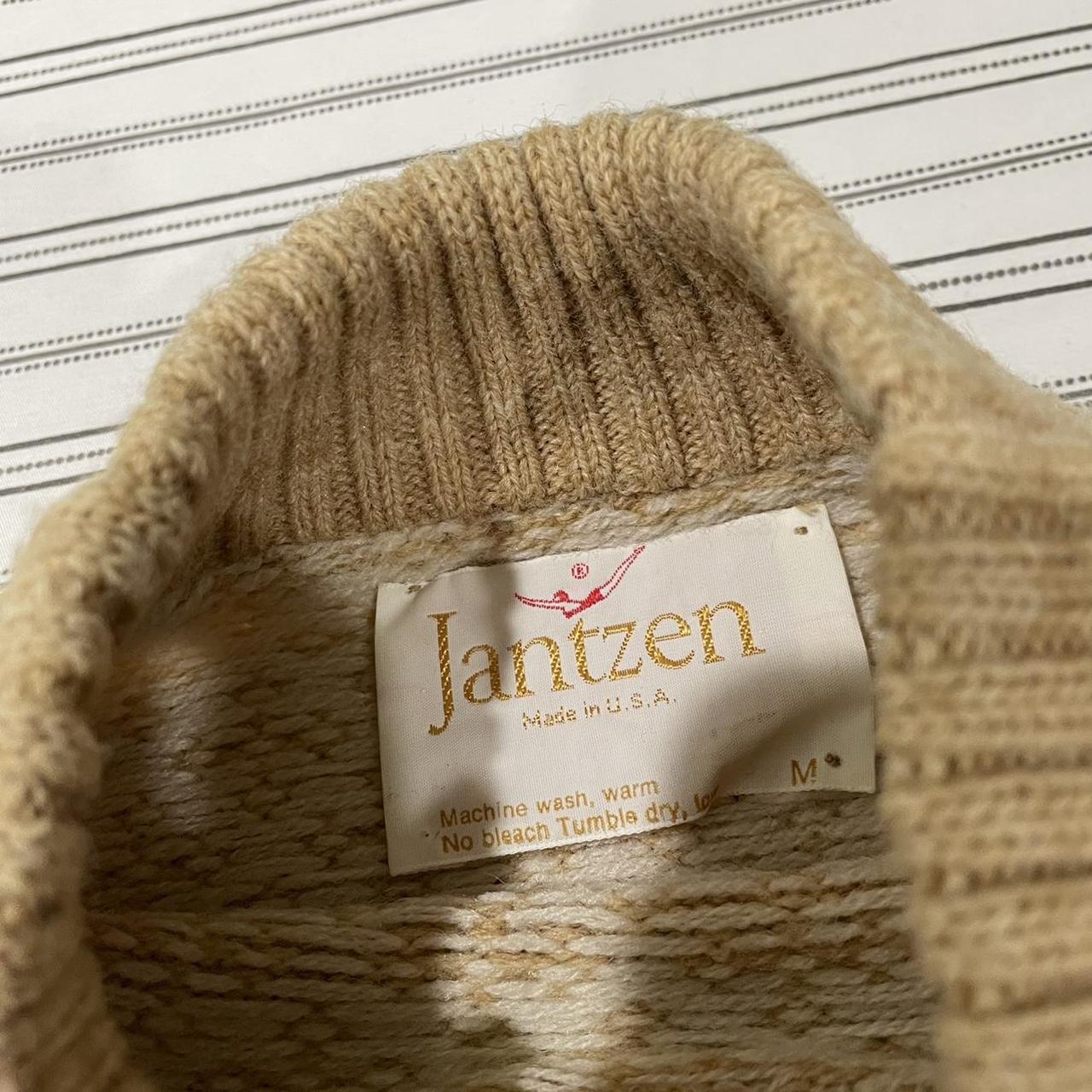 Vintage Jantzen Wool Sweater Made In USA Womens... - Depop