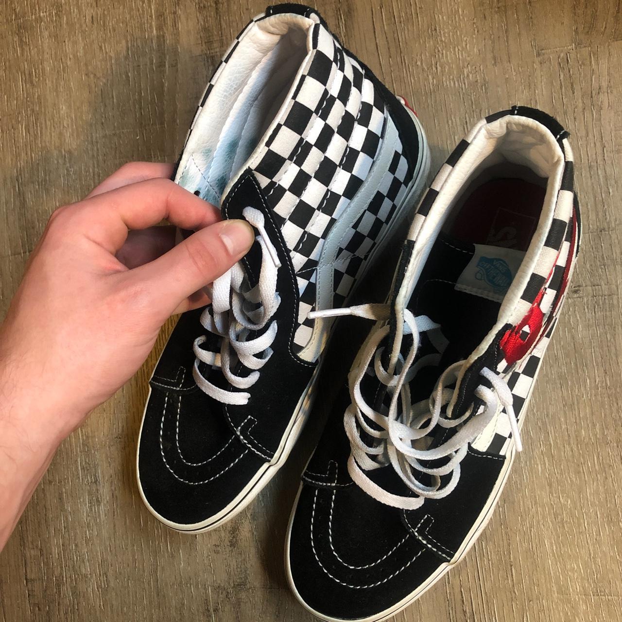 David Bowie Vans Size: 10 Condition: 9/10 with... - Depop