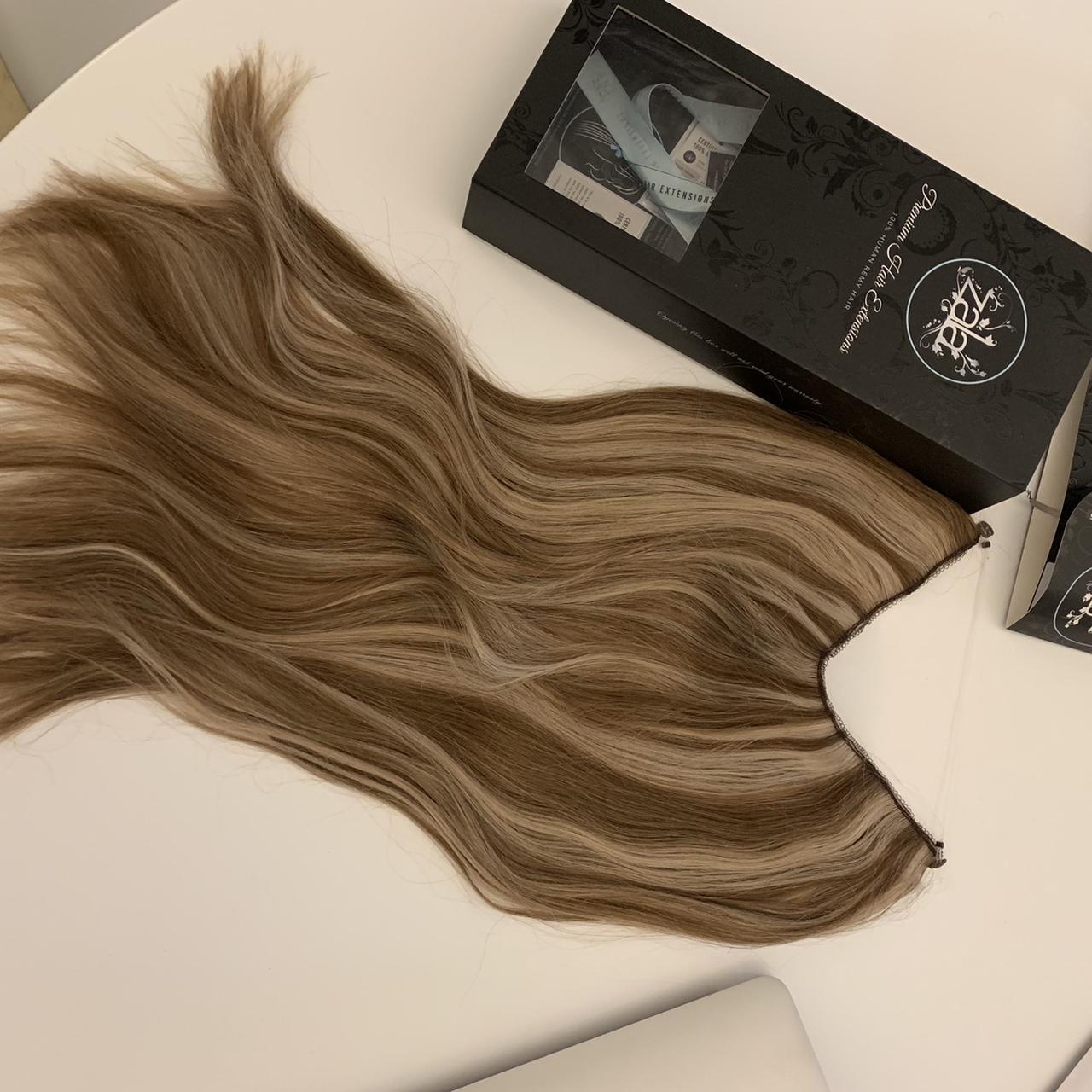 Zala halo 100 human hair thick extensions 20 inch /... Depop