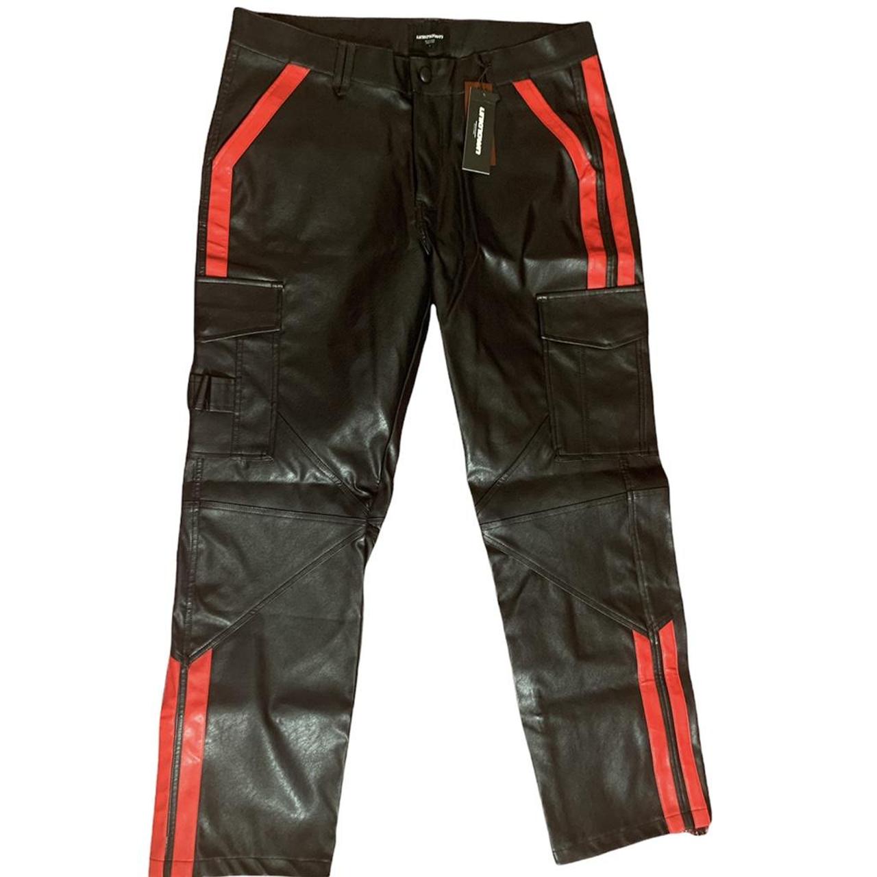 Women's Vegan Leather Cargo 90s Relaxed Pant
