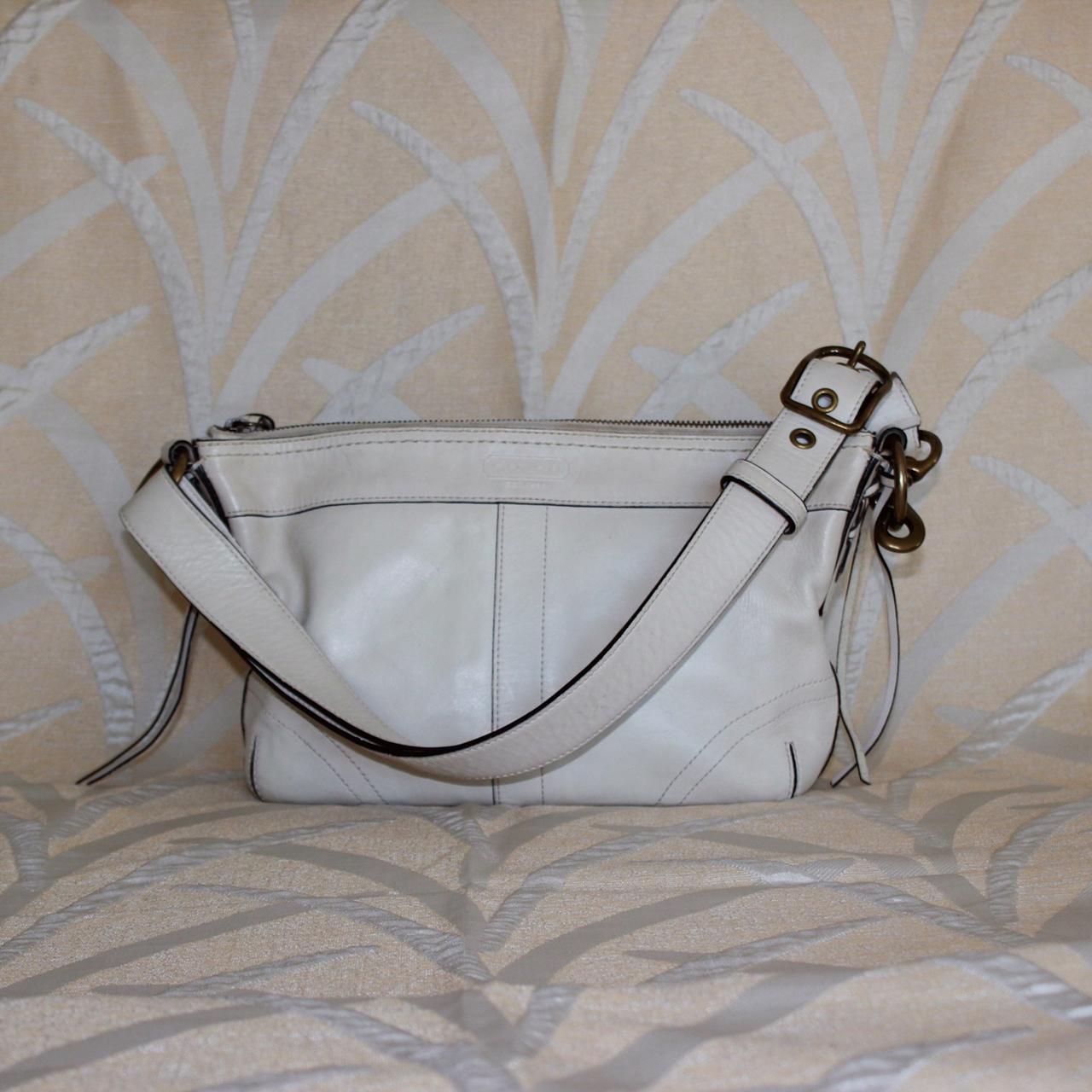 バッグ 00s archive coach leather design bag 2000s Coach Signature C Jacquard Patchwork Shoulder Bag