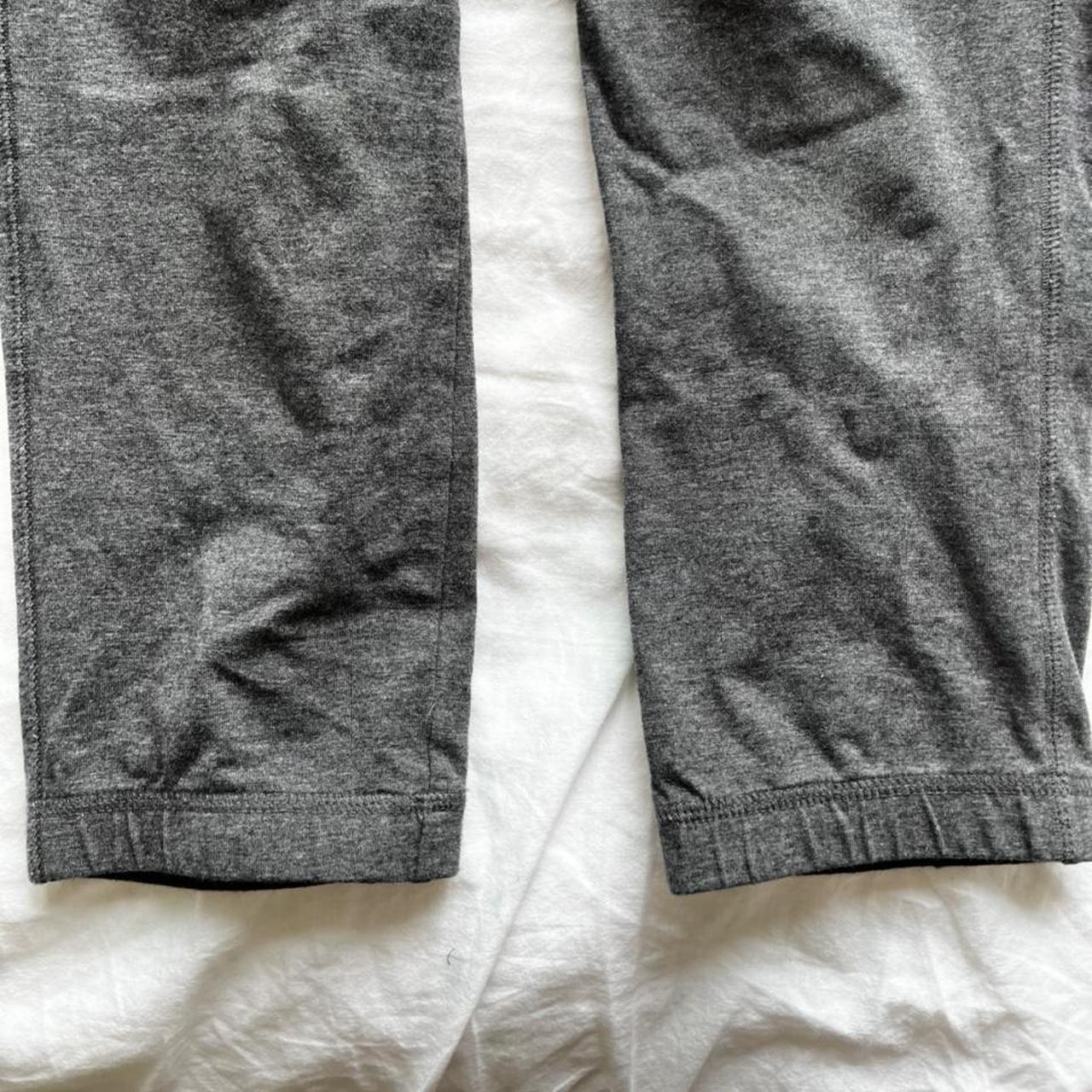 Nike 3/4 Cuffed Grey Lounge Pants - Depop