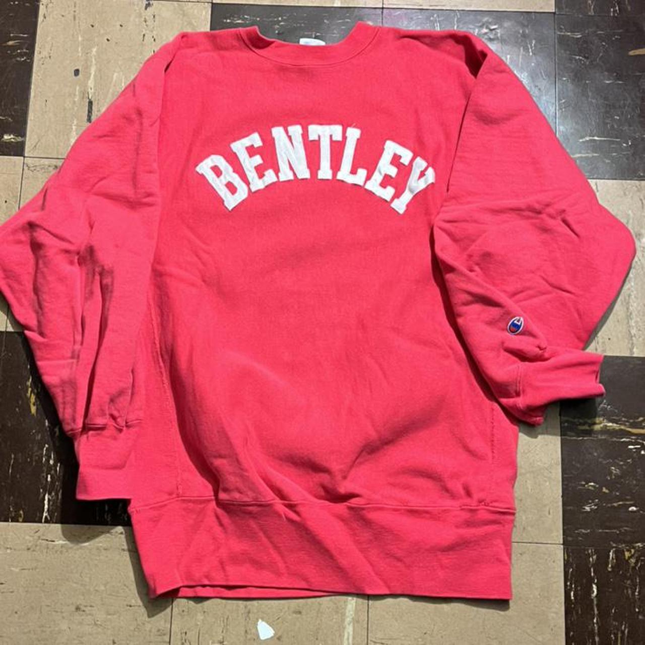 Vintage Champion Reverse weave Bentley crewneck... - Depop