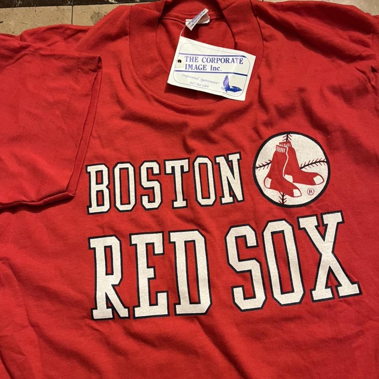 Vintage 80s Boston Red Sox baseball jersey! Men's - Depop