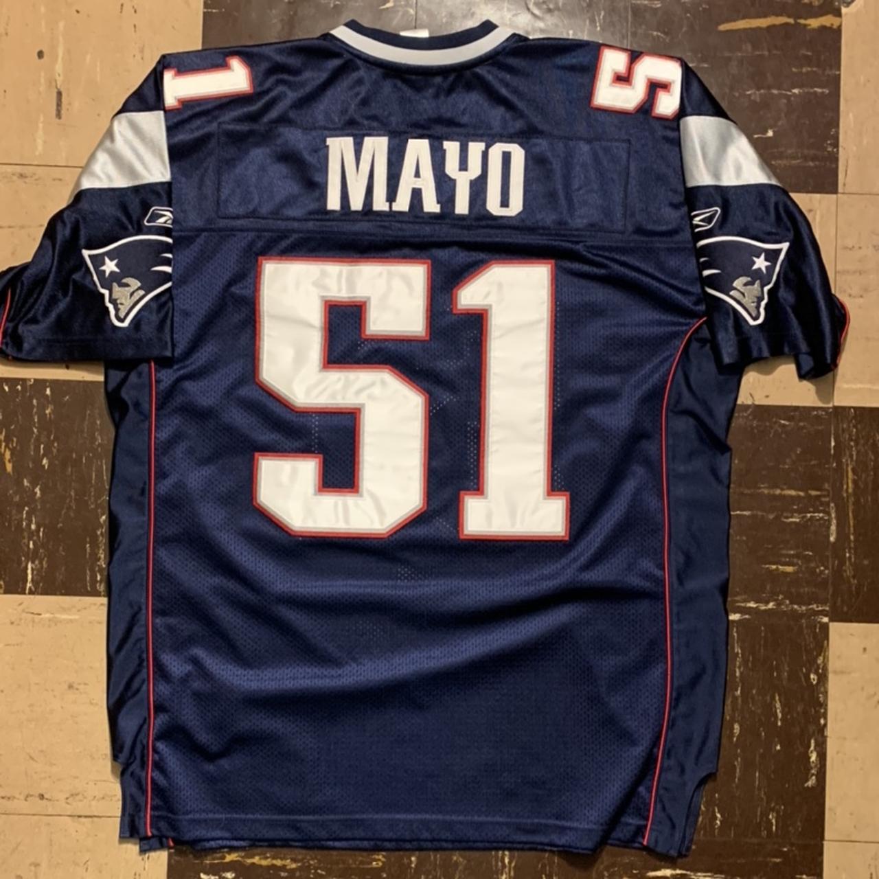 Vintage New England Patriots Jerod Mayo Authentic - Depop