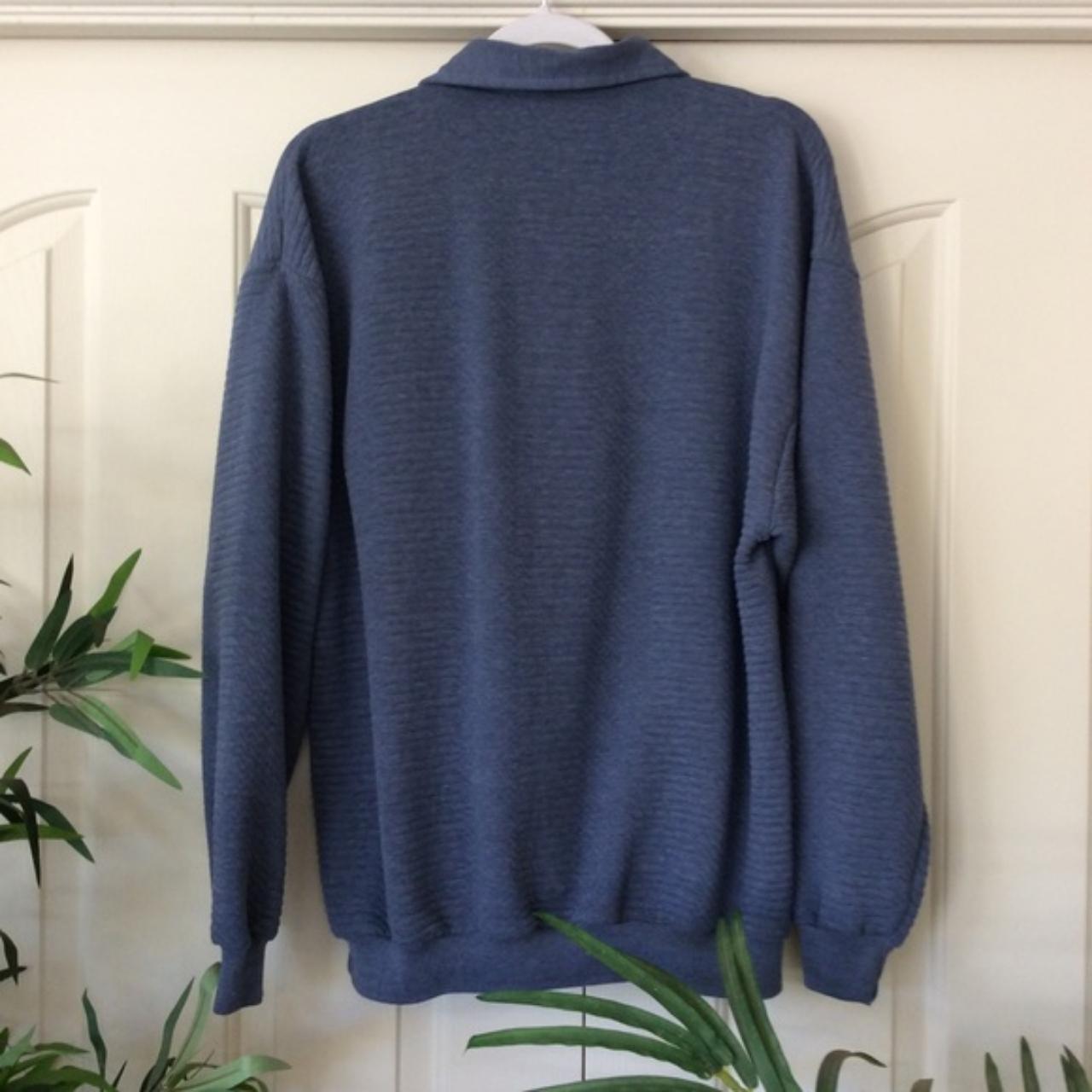 LD Sport L Blue #Banded Textured Long Sleeve... - Depop