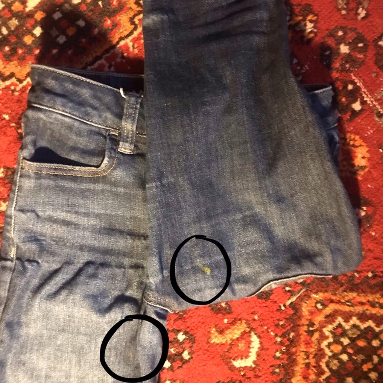 super cute dark wash american eagle skinny... - Depop