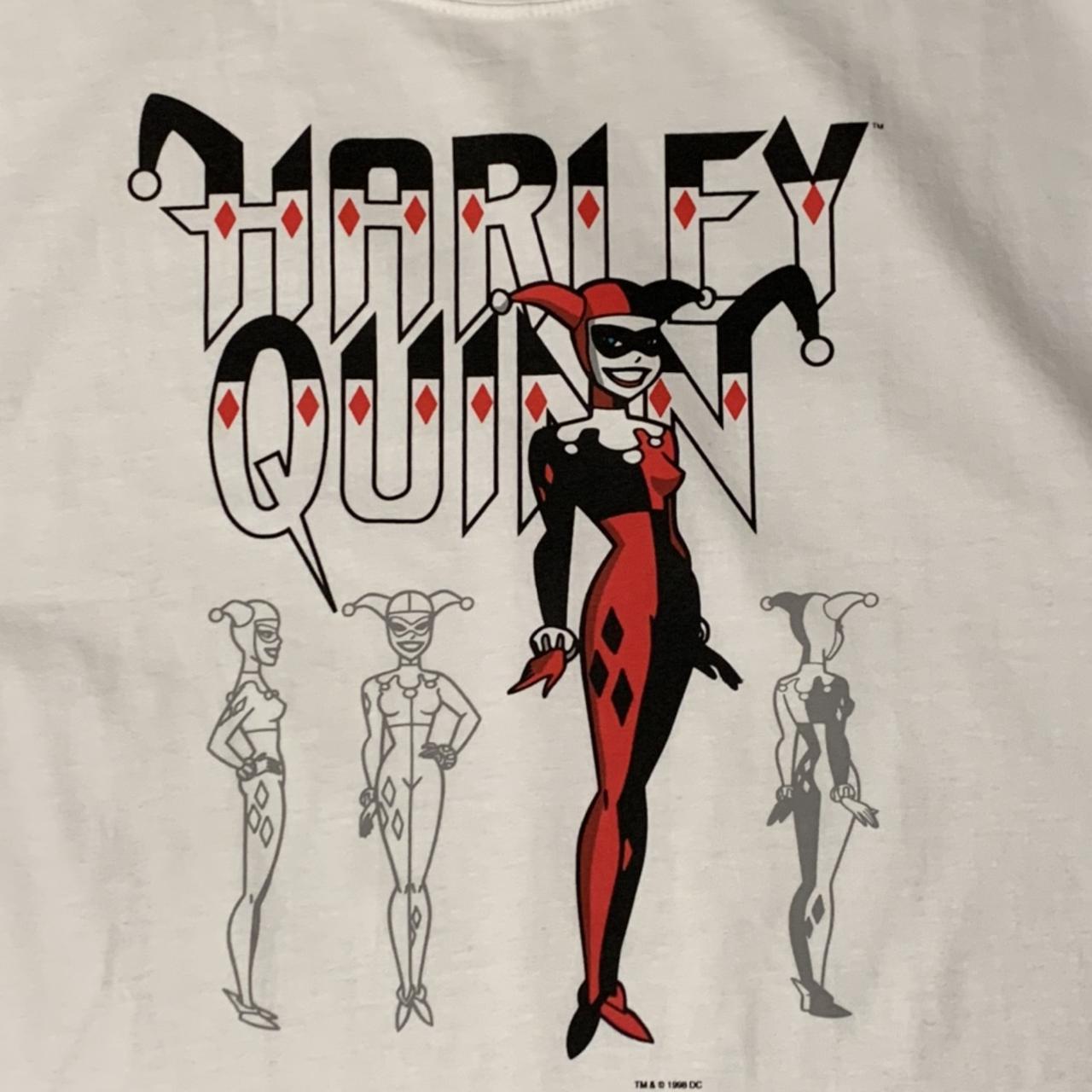 Vintage DS 1998 Harley Quinn Graphitti T-shirt only... - Depop