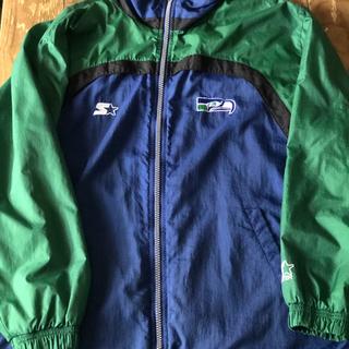 Seahawks Starter Jacket Size mens M Great - Depop