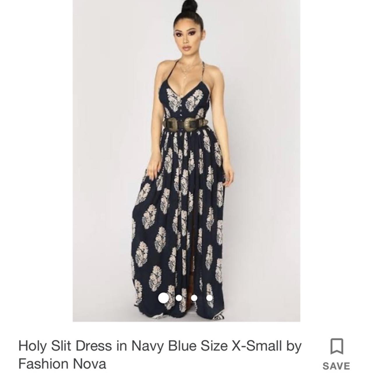 Holy slit dress best sale