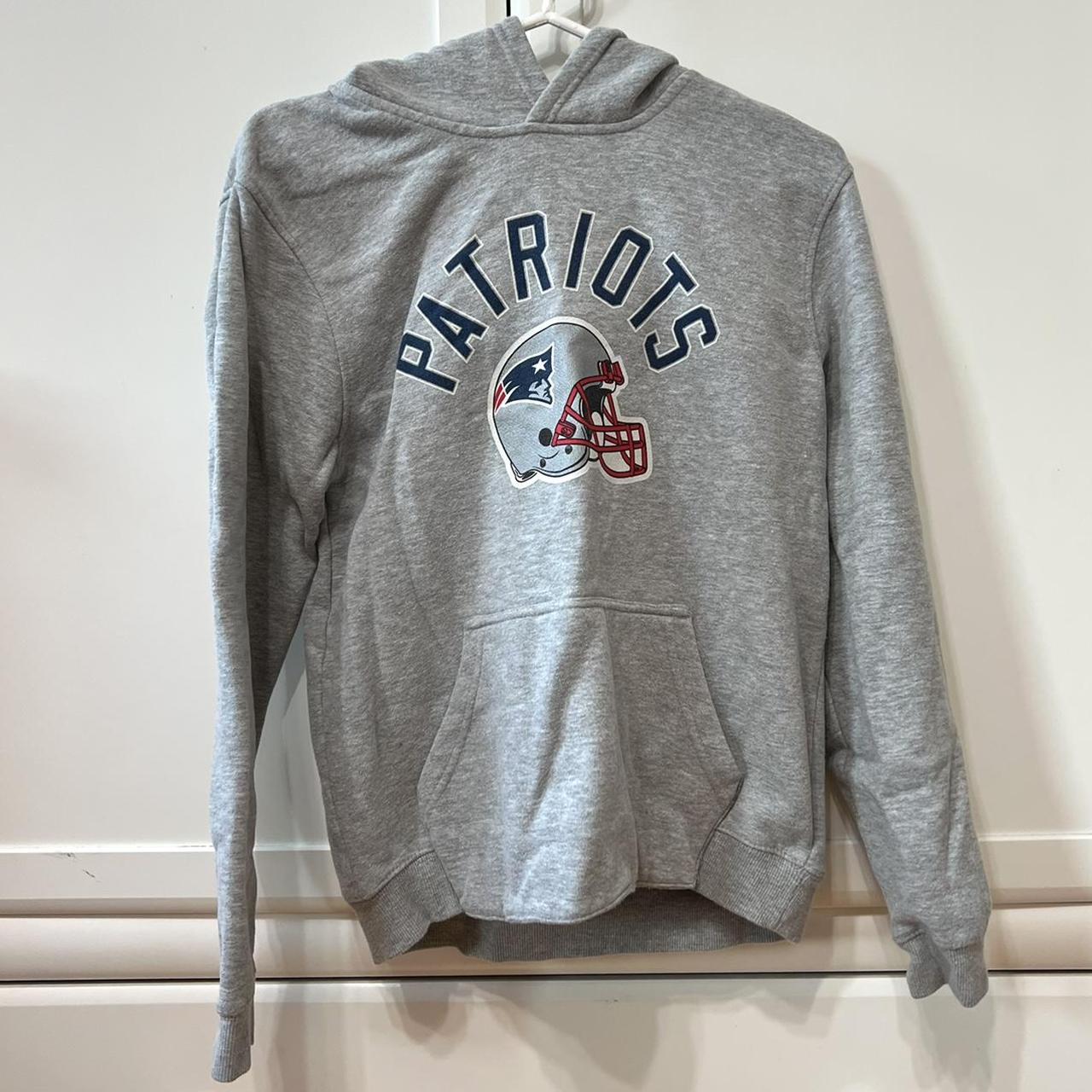 Dark Grey NFL New England Patriots Hoodie ✓In - Depop