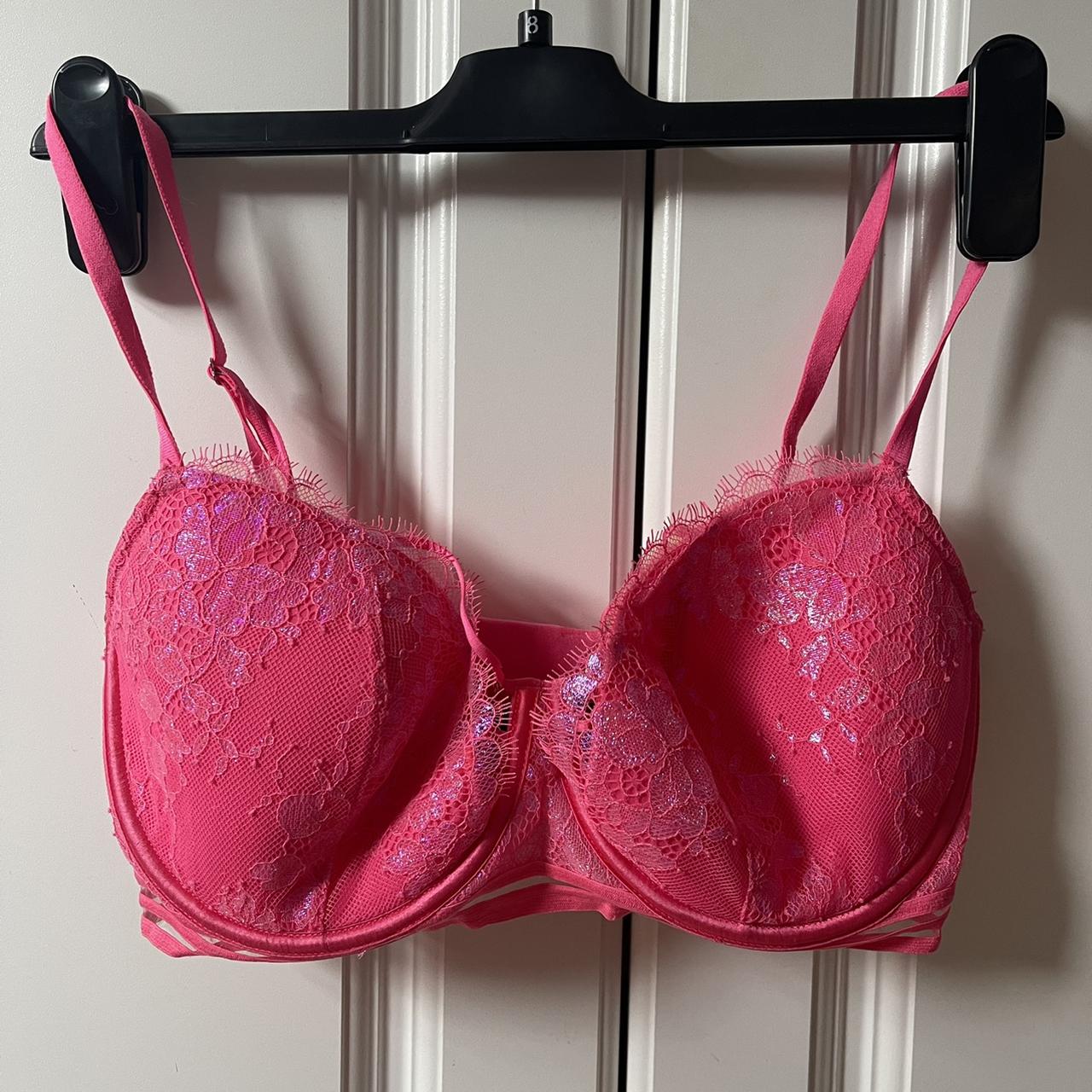 Victoria's Secret Dream Angels Push Up Bra Crystal Embellished Lace 38 –  Think Pink And More