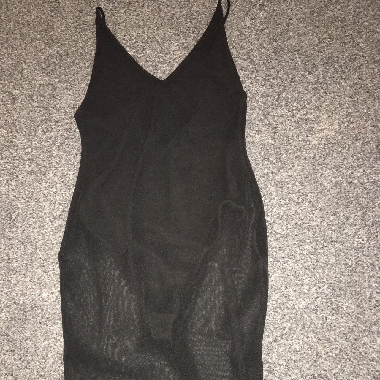 See through bottom dress. Only worn once. - Depop