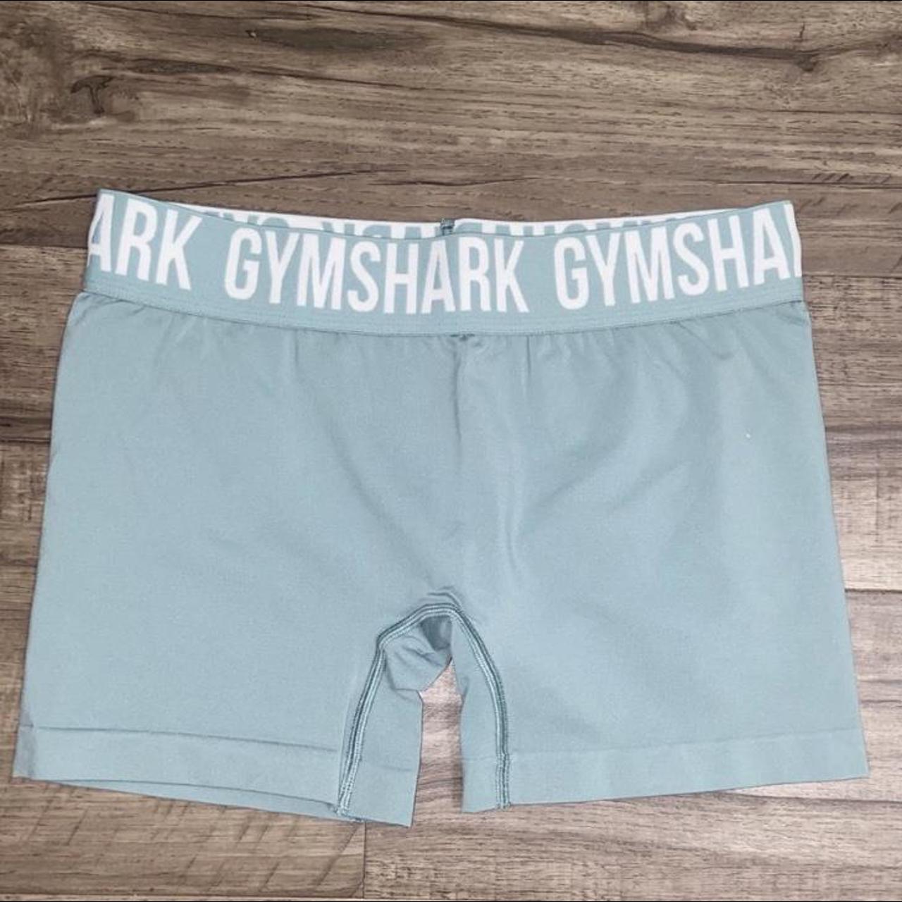 Gymshark Fit Seamless Shorts - Light Green... - Depop