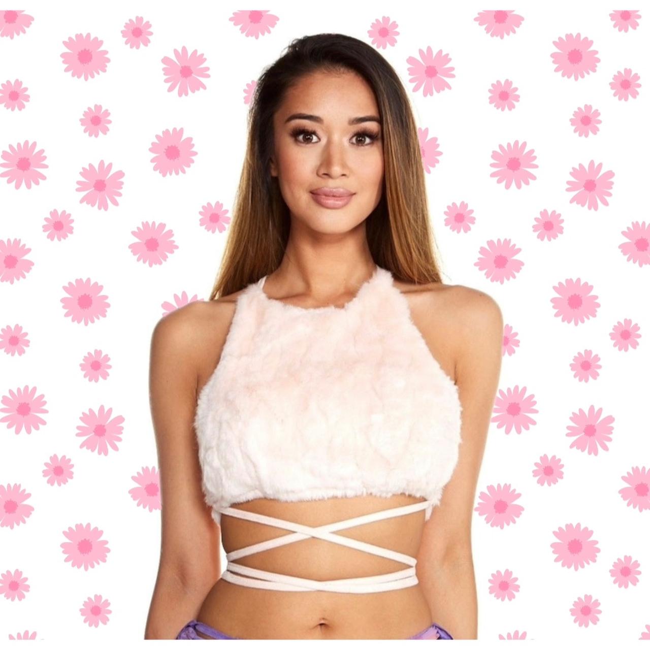 iHeartRaves Women's Cut Out Crop Top