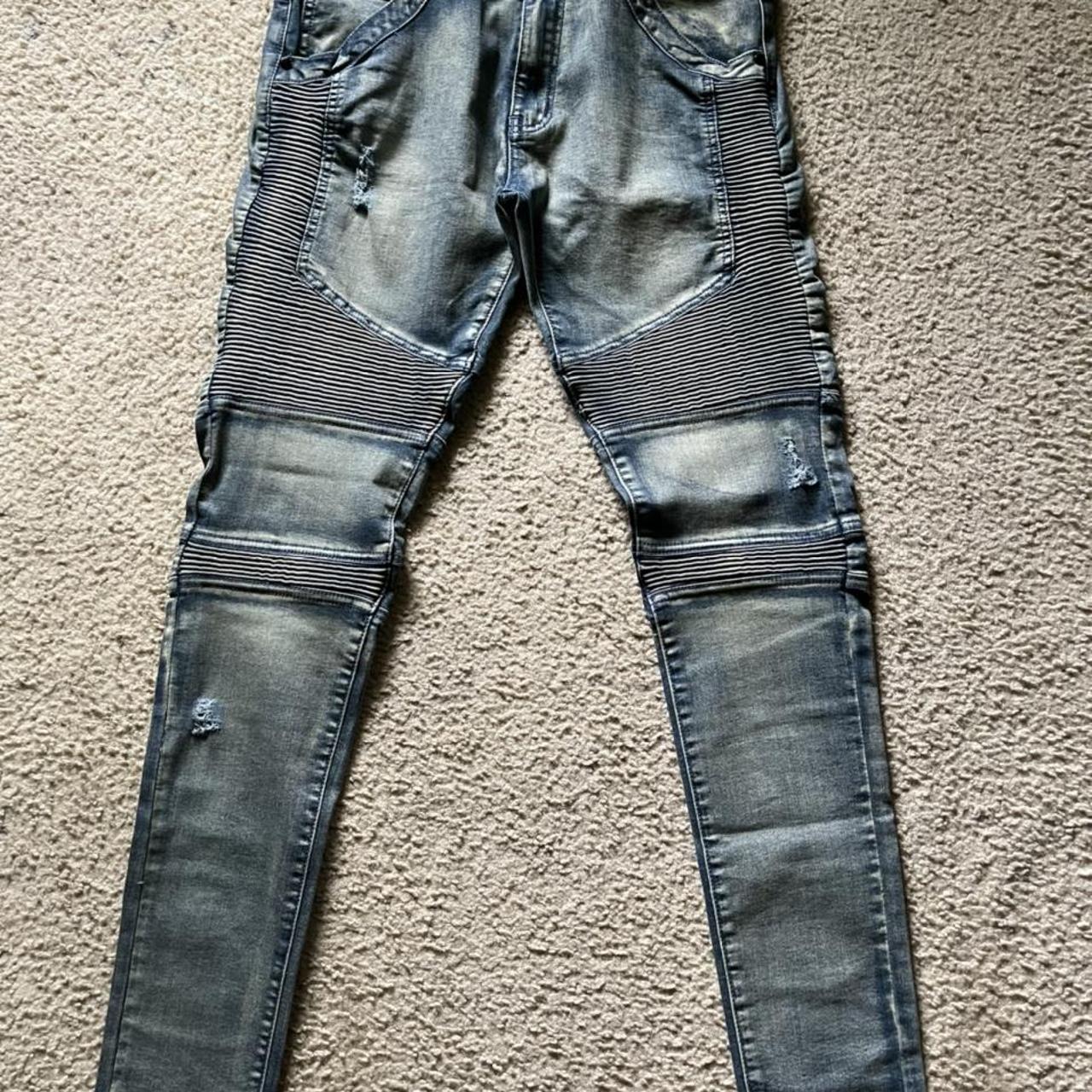 Represent hot sale biker jeans