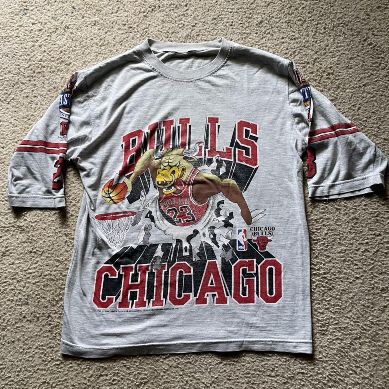 Rare Vintage 1994 Chicago Bulls T Shirt Good... - Depop