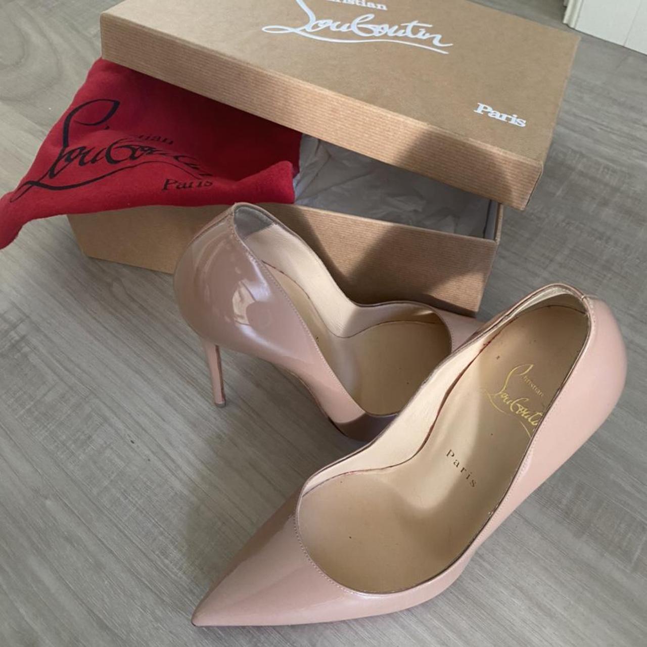 Christian Louboutin heels size 38, fits like a size - Depop