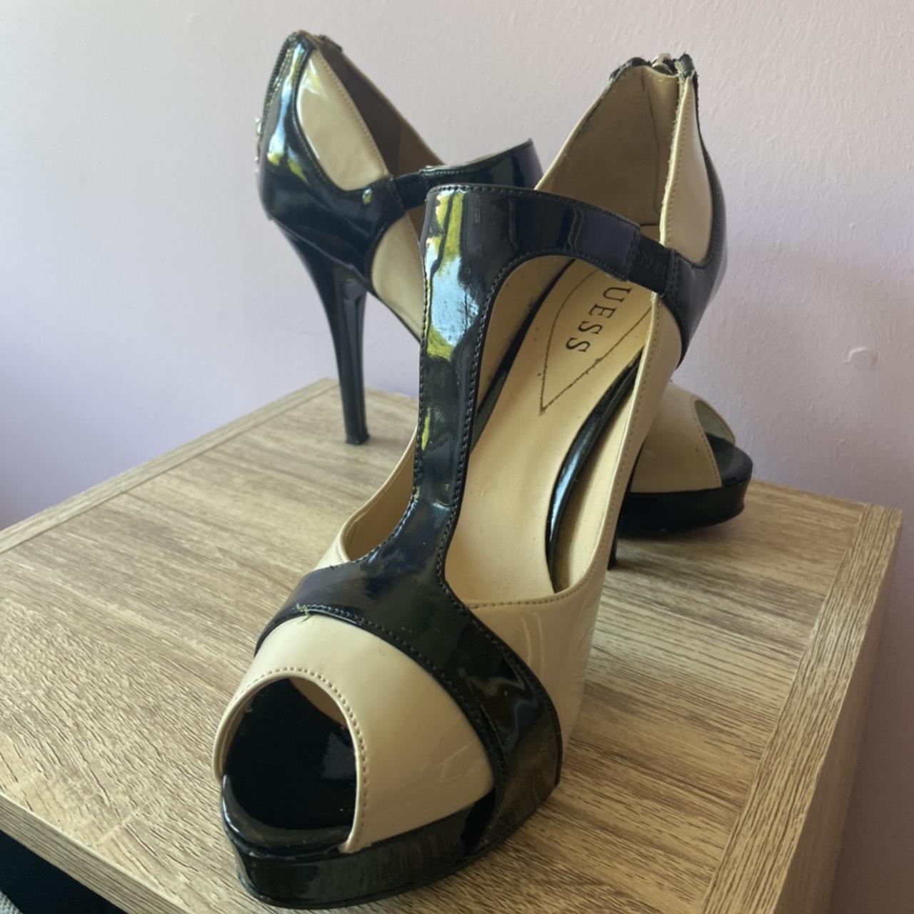 guess patent leather boots