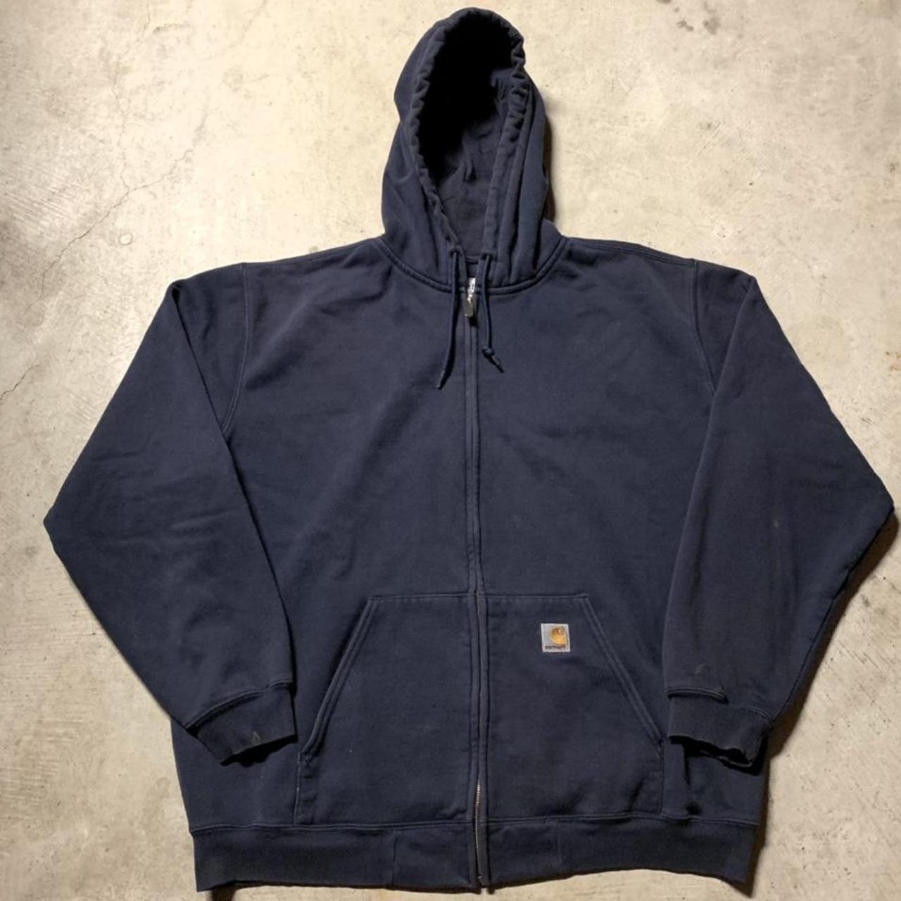 navy blue carhartt hoodie