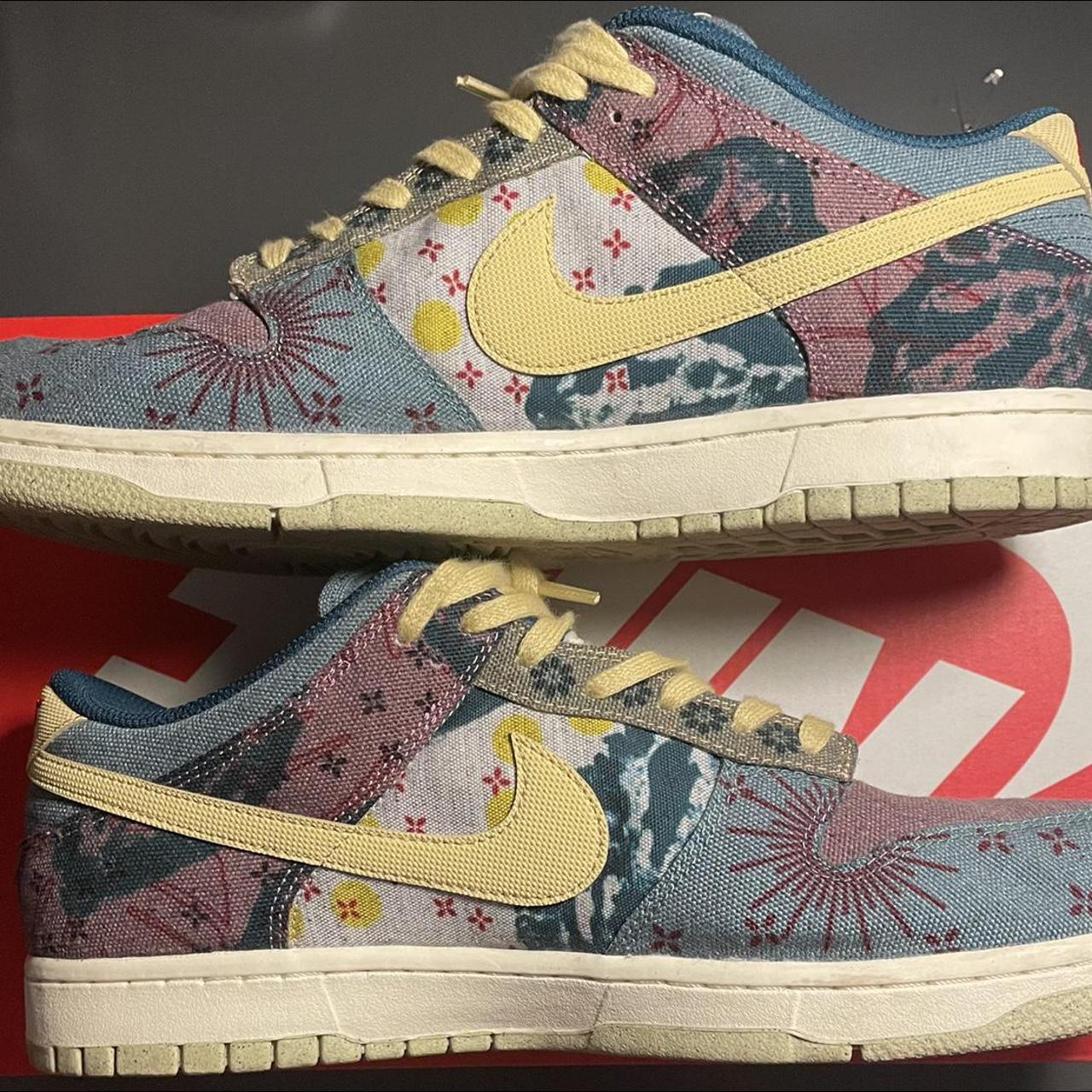 nike dunk low community garden goat