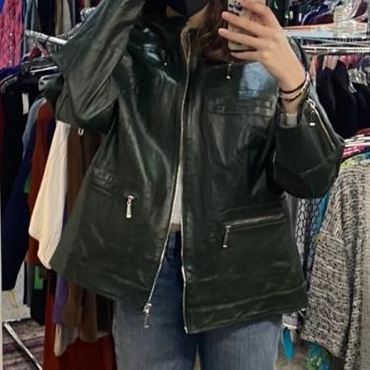 jessica london leather jacket