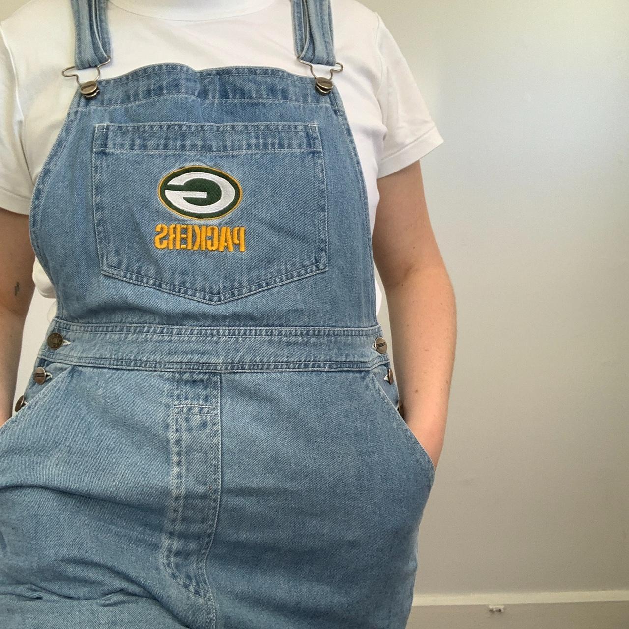 Green Bay Packers NFL Game Day clothing co overalls.... - Depop